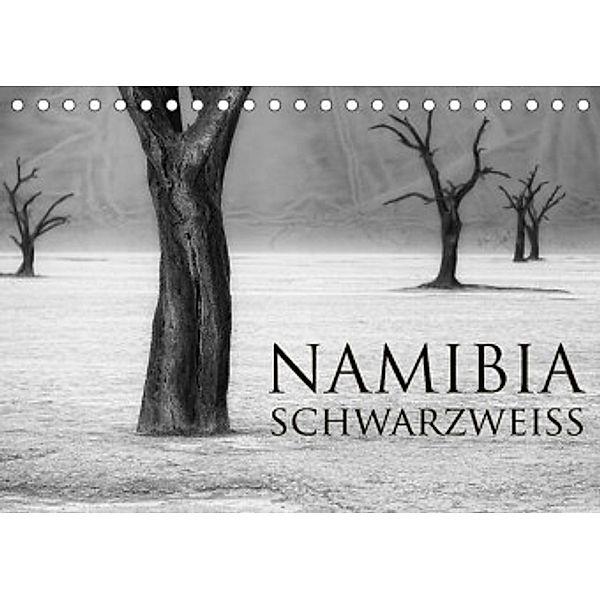 Namibia schwarzweiß (Tischkalender 2022 DIN A5 quer), Michael Voß