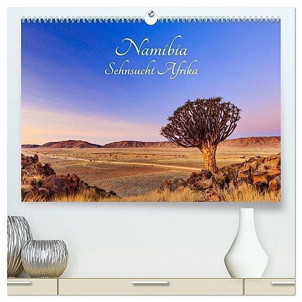 Namibia - Sehnsucht Afrika (hochwertiger Premium Wandkalender 2024 DIN A2 quer), Kunstdruck in Hochglanz, Markus Obländer
