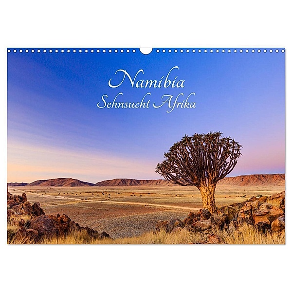Namibia - Sehnsucht Afrika (Wandkalender 2024 DIN A3 quer), CALVENDO Monatskalender, Markus Obländer