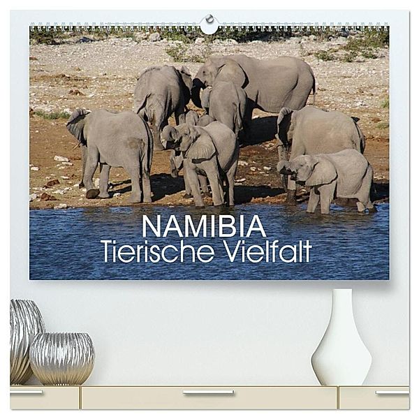 Namibia - Tierische Vielfalt (hochwertiger Premium Wandkalender 2025 DIN A2 quer), Kunstdruck in Hochglanz, Calvendo, Thomas Morper