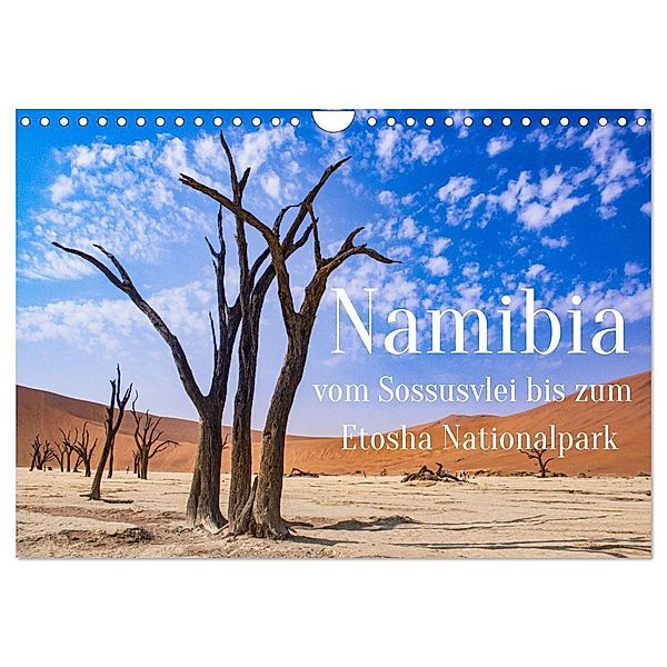 Namibia - Vom Sossusvlei bis zum Etosha Nationalpark (Wandkalender 2024 DIN A4 quer), CALVENDO Monatskalender, Inxtagenumdiewelt