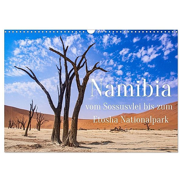 Namibia - Vom Sossusvlei bis zum Etosha Nationalpark (Wandkalender 2025 DIN A3 quer), CALVENDO Monatskalender, Calvendo, Inxtagenumdiewelt