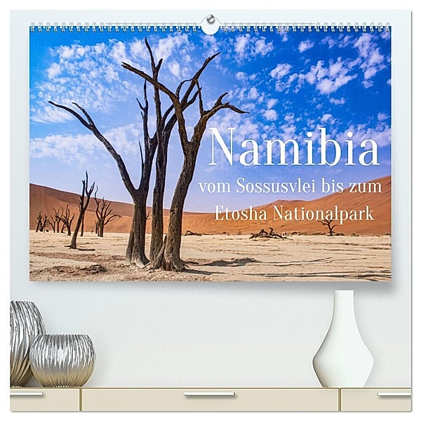 Namibia - Vom Sossusvlei bis zum Etosha Nationalpark (hochwertiger Premium Wandkalender 2025 DIN A2 quer), Kunstdruck in Hochglanz, Calvendo, Inxtagenumdiewelt