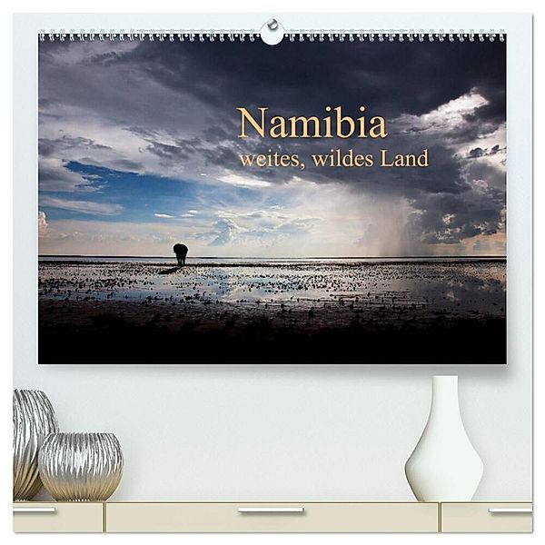 Namibia - weites, wildes Land (hochwertiger Premium Wandkalender 2024 DIN A2 quer), Kunstdruck in Hochglanz, Ute Nast-Linke