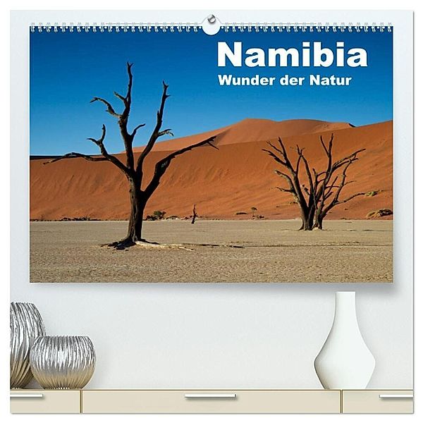Namibia - Wunder der Natur (hochwertiger Premium Wandkalender 2024 DIN A2 quer), Kunstdruck in Hochglanz, Juergen Schonnop