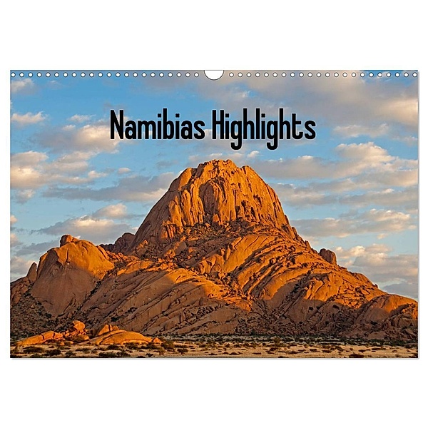 Namibias Highlights (Wandkalender 2024 DIN A3 quer), CALVENDO Monatskalender, Frauke Scholz