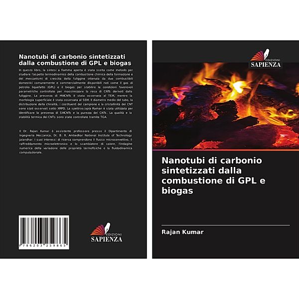 Nanotubi di carbonio sintetizzati dalla combustione di GPL e biogas, Rajan Kumar