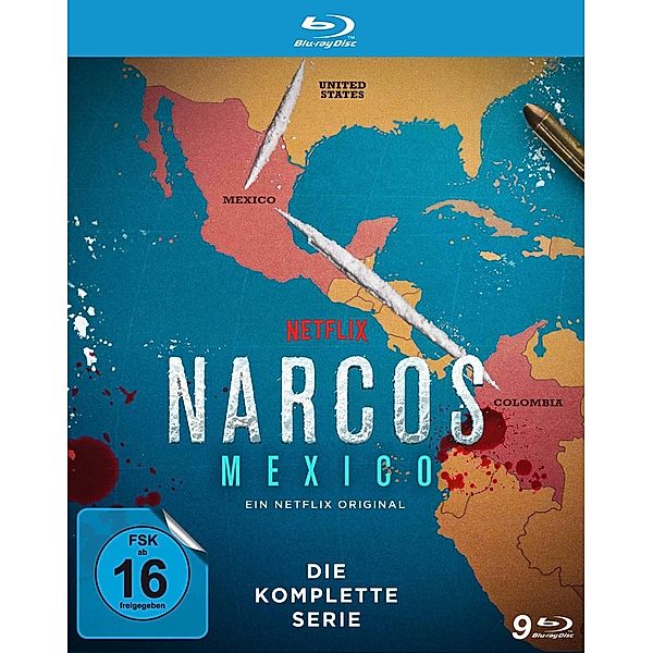NARCOS: MEXICO - Die komplette Serie (Staffel 1 - 3) Limited Edition, Michael Pena, Diego Luna, Alyssa Diaz