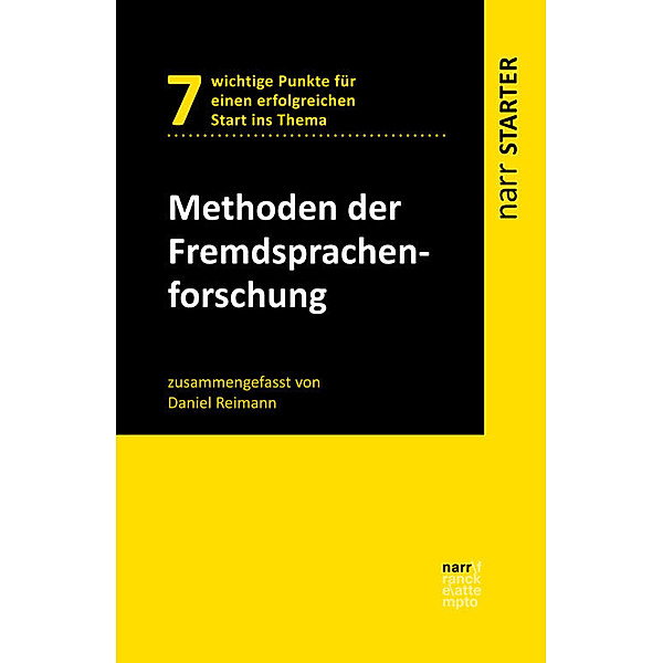 Narr STARTER / Methoden der Fremdsprachenforschung, Daniel Reimann