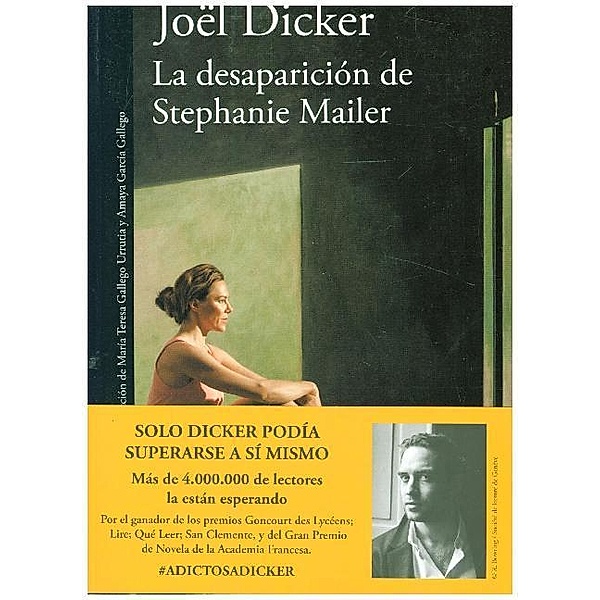 Narrativa Internacional / La Disparition de Stephanie Mailer, Joël Dicker