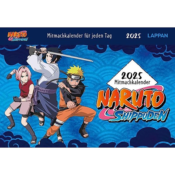 Naruto Shippuden 2025 Mitmachkalender für jeden Tag, Masashi Kishimoto