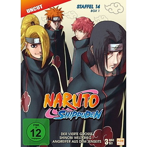 Naruto Shippuden - Die komplette Staffel 14, Box 1, N, A