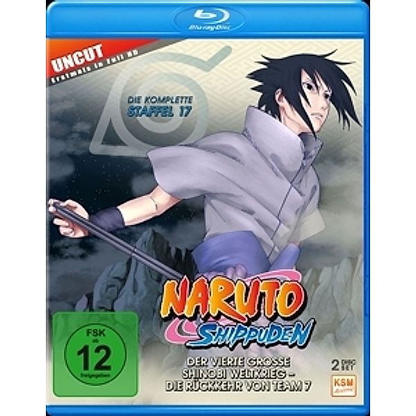 Naruto Shippuden - Die komplette Staffel 17 (Folge 582-592) Uncut Edition, N, A