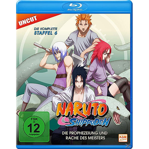 Naruto Shippuden - Die komplette Staffel 6 BLU-RAY Box, N, A