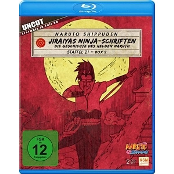 Naruto Shippuden Staffel 21.2 - Episode 662-670 - 2 Disc Bluray, N, A