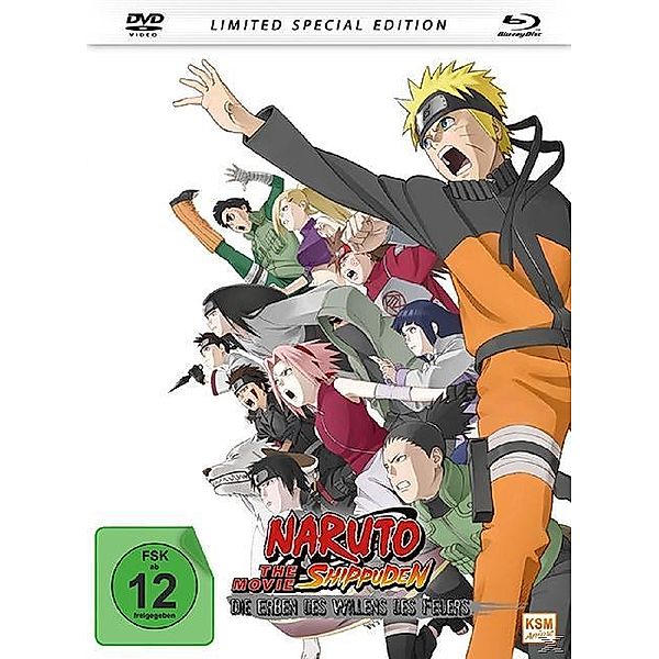 Naruto Shippuden - The Movie 3 : Die Erben des Willens des Feuers Mediabook, N, A