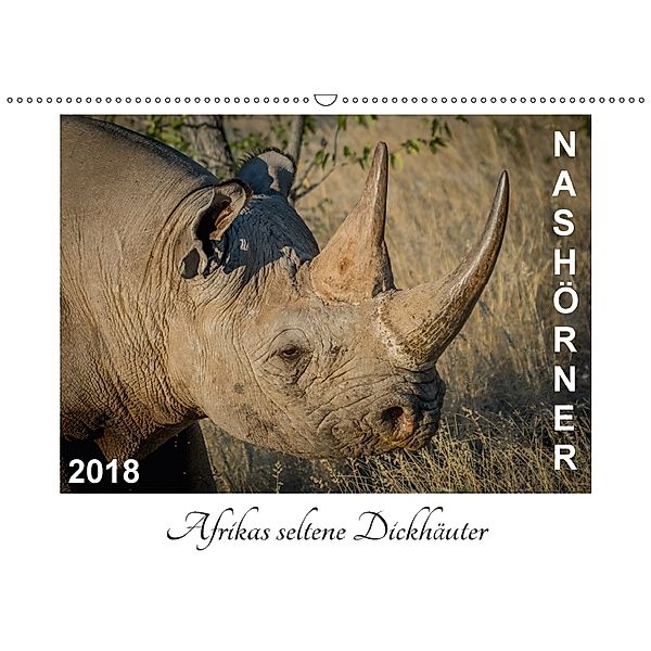 Nashörner - Afrikas seltene Dickhäuter (Wandkalender 2018 DIN A2 quer), Irma van der Wiel, Irma van der Wiel