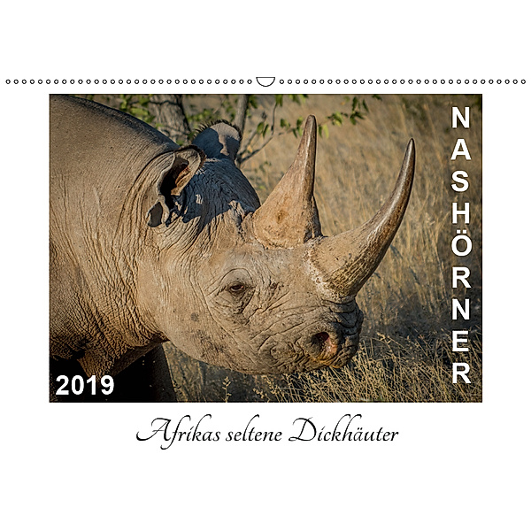 Nashörner - Afrikas seltene Dickhäuter (Wandkalender 2019 DIN A2 quer), Irma van der Wiel