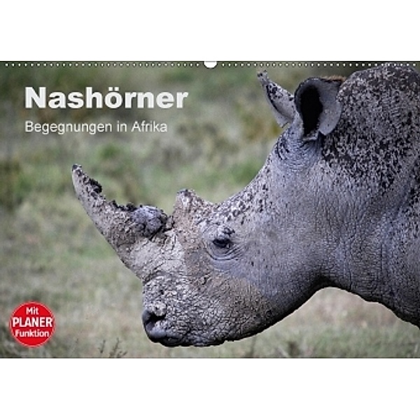 Nashörner - Begegnungen in Afrika (Wandkalender 2017 DIN A2 quer), Michael Herzog