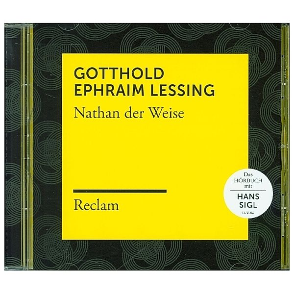 Nathan der Weise,1 Audio-CD, MP3, Gotthold Ephraim Lessing