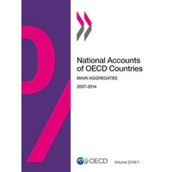National Accounts of OECD Countries, Volume 2016 Issue 1:  Main Aggregates
