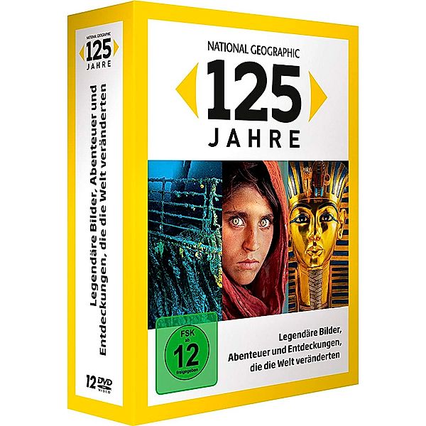 National Geographic - 125 Jahre, 12 DVDs