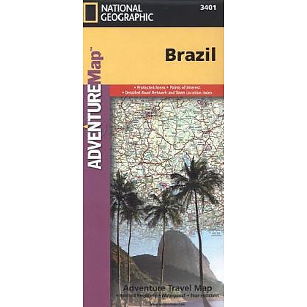 National Geographic Adventure Map Brazil