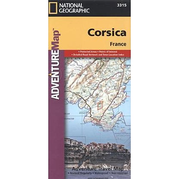 National Geographic Adventure Map Corsica