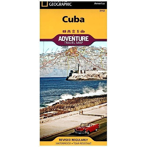 National Geographic Adventure Travel Map Cuba