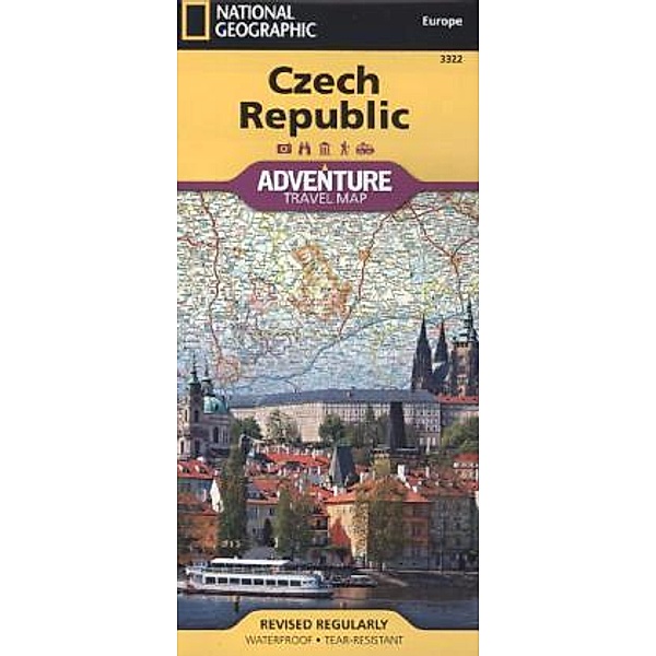 National Geographic Adventure Travel Map Czech Republic
