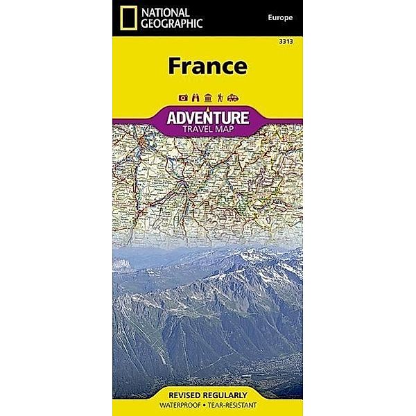 National Geographic Adventure Travel Map France