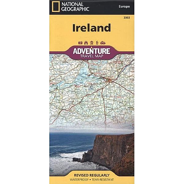 National Geographic Adventure Travel Map Ireland