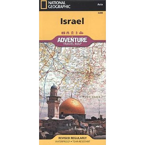 National Geographic Adventure Travel Map Israel