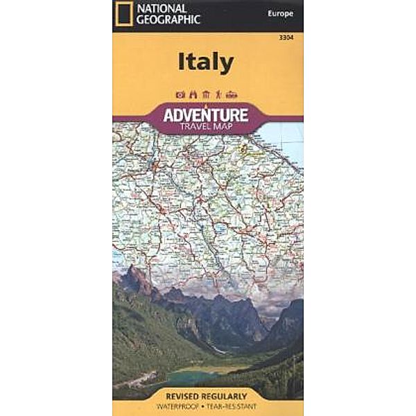 National Geographic Adventure Travel Map Italy