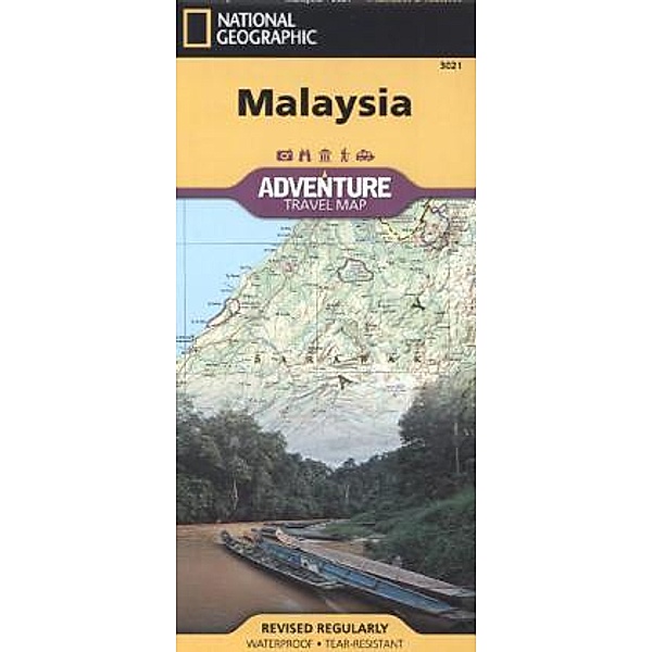 National Geographic Adventure Travel Map Malaysia