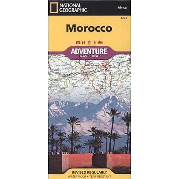 National Geographic Adventure Travel Map Morocco