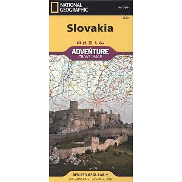 National Geographic Adventure Travel Map Slovakia