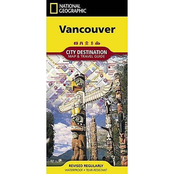 National Geographic City Destination Map Vancouver