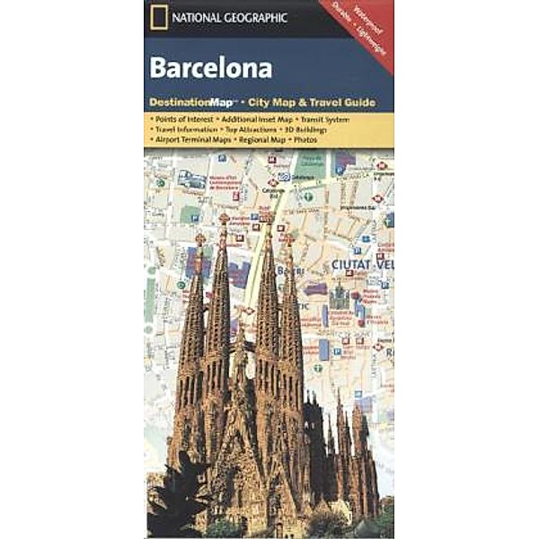 National Geographic DestinationMap Barcelona