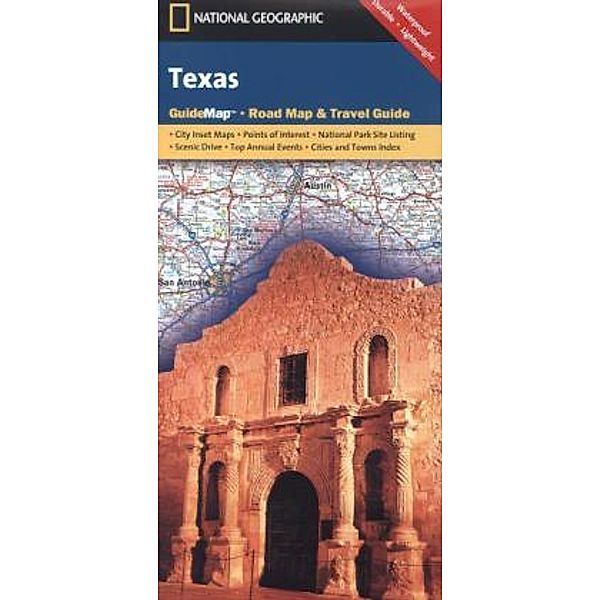 National Geographic GuideMap Texas