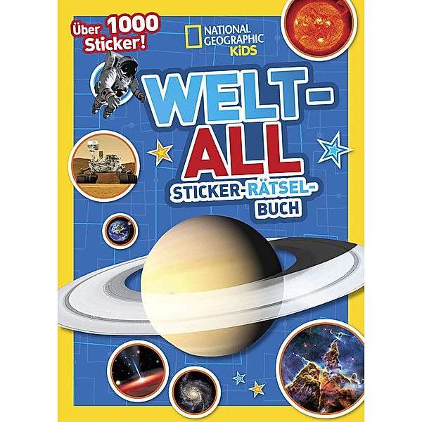 National Geographic Kids / Weltall Sticker-Rätsel-Buch
