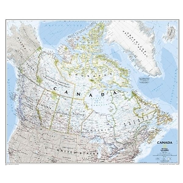 National Geographic Map Canada, Planokarte