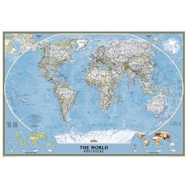 National Geographic Map / National Geographic Map World Classic, enlarged, Planokarte