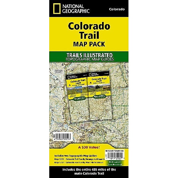 National Geographic Map / National Geographic Map Trail Pack Colorado Trail
