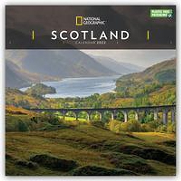 National Geographic Scotland - Schottland 2022 - 12-Monatskalender, Carousel Calendar