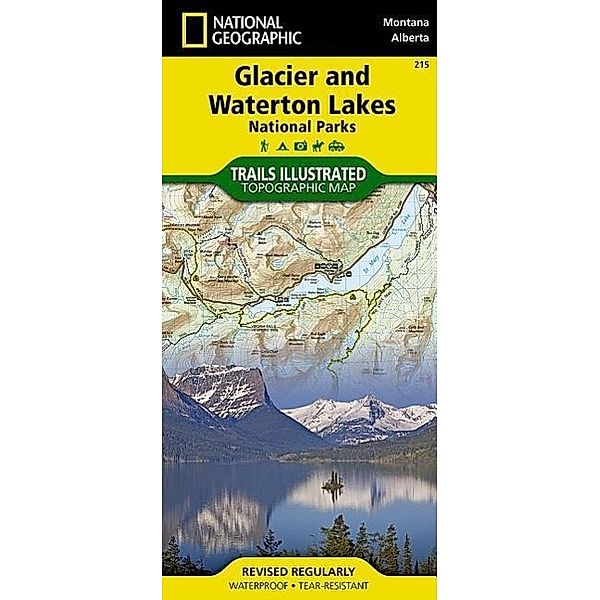 National Geographic Trails Illustrated Map Glacier National Park