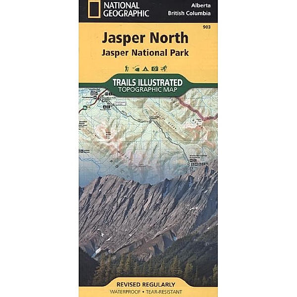 National Geographic Trails Illustrated Map Jasper North