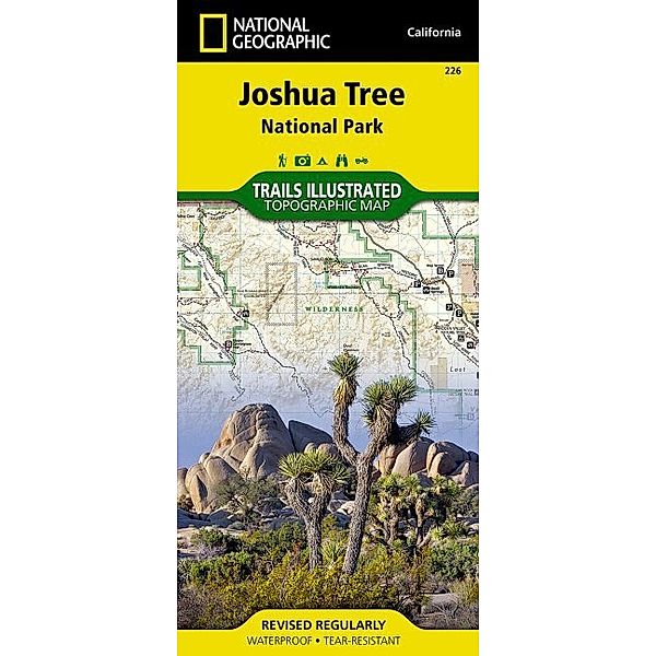 National Geographic Trails Illustrated Map Joshua Tree National Park