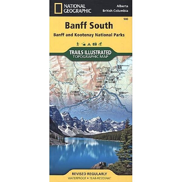 National Geographic Trails Illustrated Topographic Map Banff South