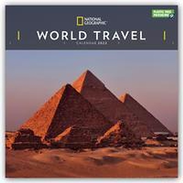 National Geographic World Travel - Weltreise 2022 - 12-Monatskalender, Carousel Calendar